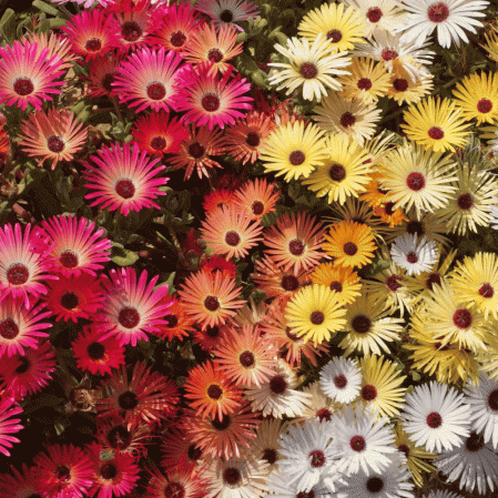 50 ICE PLANT PERENNIAL/ SPARKLES FLOWER SEED MIX LIVINGSTONE DAISY