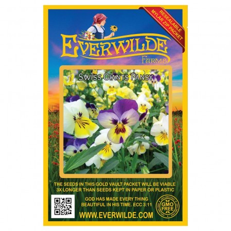 Swiss Giant Pansy Seed Mix