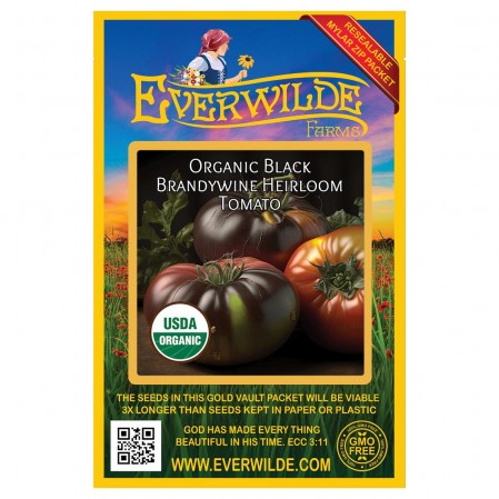 Organic Heirloom Tomato Seeds - Organic Black Brandywine